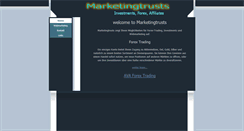Desktop Screenshot of marketingtrusts.com