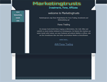 Tablet Screenshot of marketingtrusts.com
